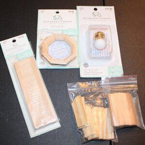 Mayberry Street Dollhouse Building Lot Shutters, Light FIxture, Window, etc